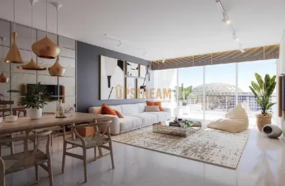 Living / Dining Room image for: Apartment - 3 Bedrooms - 4 Bathrooms for sale in Sky Residences - Expo City - Dubai, Image 1