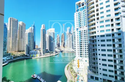 Water View image for: Apartment - 1 Bathroom for sale in Marina View Tower A - Marina View - Dubai Marina - Dubai, Image 1