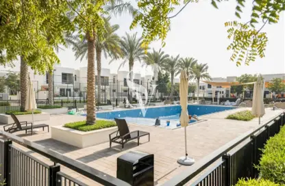 Pool image for: Townhouse - 3 Bedrooms - 4 Bathrooms for sale in Hayat Townhouses - Town Square - Dubai, Image 1
