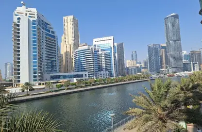 شقة - 2 غرف نوم - 3 حمامات للايجار في برج مارينا فرست - دبي مارينا - دبي
