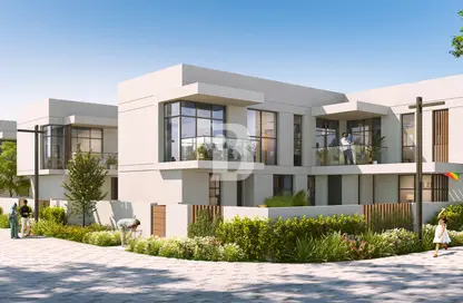 Outdoor House image for: Townhouse - 3 Bedrooms - 4 Bathrooms for sale in The Sustainable City - Yas Island - Yas Island - Abu Dhabi, Image 1