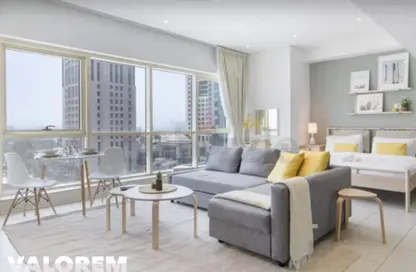 Apartment - Studio - 1 Bathroom for rent in The Royal Oceanic - Oceanic - Dubai Marina - Dubai