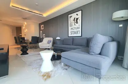 Living / Dining Room image for: Apartment - 3 Bedrooms - 3 Bathrooms for sale in Tower D - DAMAC Towers by Paramount - Business Bay - Dubai, Image 1