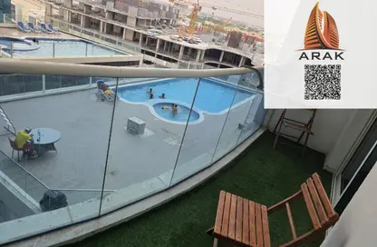 شقة - 2 غرف نوم - 3 حمامات للايجار في برج الواحة - الراشدية 1 - الراشدية - عجمان