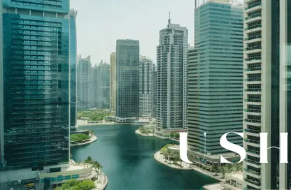 مكتب - استوديو - 2 حمامات للايجار في خور الجميرا  2 - (JLT) مجمع X - أبراج بحيرة الجميرا - دبي