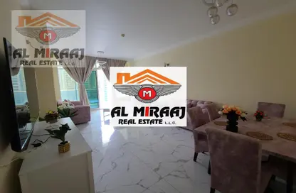 Apartment - 2 Bedrooms - 2 Bathrooms for sale in Oasis Tower - Al Rashidiya 1 - Al Rashidiya - Ajman
