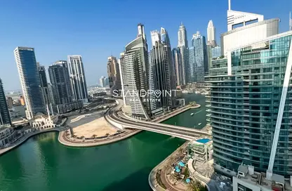 Apartment - 1 Bedroom - 1 Bathroom for sale in Time Place Tower - Dubai Marina - Dubai