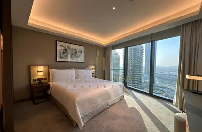 Room / Bedroom image for: Apartment - 2 Bedrooms - 2 Bathrooms for rent in The Address Residences Dubai Opera Tower 2 - The Address Residences Dubai Opera - Downtown Dubai - Dubai, Image 1