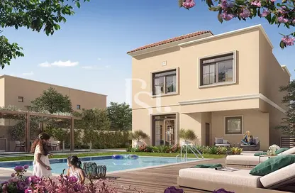 Outdoor House image for: Townhouse - 3 Bedrooms - 3 Bathrooms for sale in Yas Park Gate - Yas Island - Abu Dhabi, Image 1