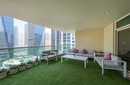 Apartment - 3 Bedrooms - 4 Bathrooms for rent in Marina Mansions - Dubai Marina - Dubai