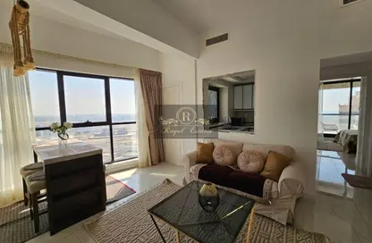 شقة - غرفة نوم - 2 حمامات للايجار في برج إسكان - دبي مارينا - دبي