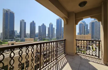 Balcony image for: Apartment - 1 Bedroom - 1 Bathroom for sale in Reehan 7 - Reehan - Old Town - Dubai, Image 1