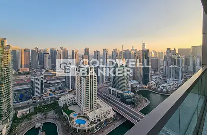 شقة - 3 غرف نوم - 3 حمامات للايجار في No.9 - دبي مارينا - دبي