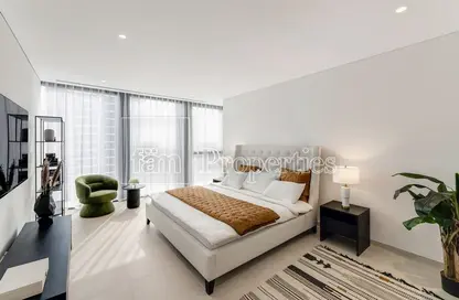 Room / Bedroom image for: Apartment - 3 Bedrooms - 3 Bathrooms for sale in Residence 110 - Business Bay - Dubai, Image 1