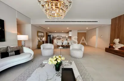 Living Room image for: Apartment - 3 Bedrooms - 3 Bathrooms for sale in Radiant Square - City Of Lights - Al Reem Island - Abu Dhabi, Image 1
