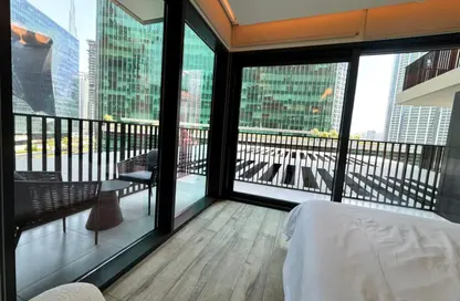 Apartment - Studio - 1 Bathroom for rent in Ahad Residences - Business Bay - Dubai