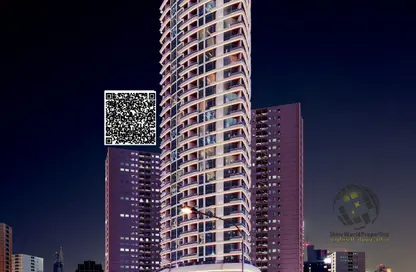 شقة - غرفة نوم - 2 حمامات للبيع في C1 برج - أبراج لؤلؤة عجمان - عجمان وسط المدينة - عجمان