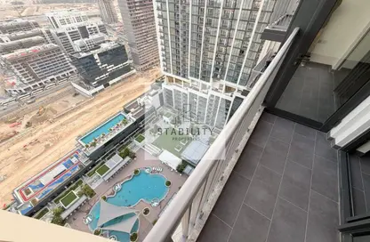 شقة - غرفة نوم - 1 حمام للايجار في برج The Crest B - ذا كريست - صبحا هارتلاند - مدينة الشيخ محمد بن راشد - دبي