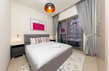 Room / Bedroom image for: Apartment - 1 Bedroom - 2 Bathrooms for rent in Creek Vistas Reserve - Sobha Hartland - Mohammed Bin Rashid City - Dubai, Image 1