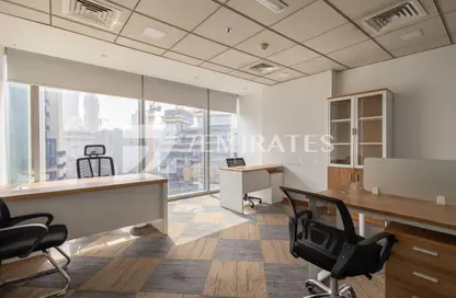 Office Space - Studio - 1 Bathroom for rent in The Binary Tower - Business Bay - Dubai