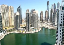 Apartment - 1 bedroom - 2 bathrooms for rent in Marina View Tower A - Marina View - Dubai Marina - Dubai