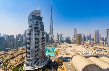 Apartment - 3 Bedrooms - 4 Bathrooms for rent in Boulevard Point - Downtown Dubai - Dubai