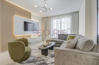 Living Room image for: Apartment - 2 Bedrooms - 3 Bathrooms for rent in Al Multaqa Avenue - Mirdif Hills - Mirdif - Dubai, Image 1