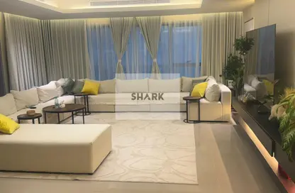 Apartment - 2 Bedrooms - 2 Bathrooms for sale in Corniche Tower - Ajman Corniche Road - Ajman