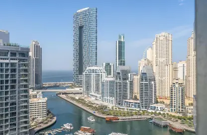 شقة - غرفة نوم - 2 حمامات للايجار في برج إسكان - دبي مارينا - دبي