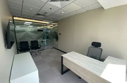 Business Centre - Studio - 2 Bathrooms for rent in The Prime Tower - Business Bay - Dubai