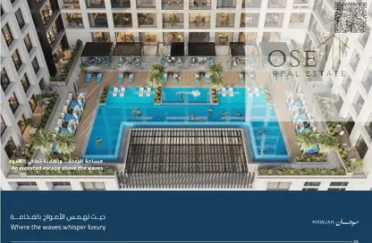 Apartment - 2 Bedrooms - 3 Bathrooms for sale in Cornish Tower - Al Rumaila - Ajman