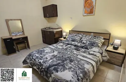 Apartment - Studio - 1 Bathroom for rent in Al Rumailah building - Al Rumailah 2 - Al Rumaila - Ajman