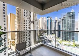 Balcony image for: Apartment - 1 bedroom - 2 bathrooms for rent in Sparkle Tower 2 - Sparkle Towers - Dubai Marina - Dubai, Image 1