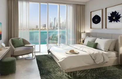 Apartment - 1 Bedroom - 1 Bathroom for sale in Beachgate by Address - EMAAR Beachfront - Dubai Harbour - Dubai