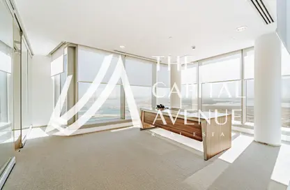 Office Space - Studio - 1 Bathroom for rent in Sky Tower - Shams Abu Dhabi - Al Reem Island - Abu Dhabi