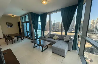 Apartment - 1 Bedroom - 2 Bathrooms for rent in Indigo Tower - JLT Cluster D - Jumeirah Lake Towers - Dubai