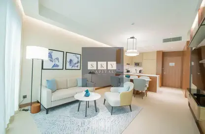 Living / Dining Room image for: Apartment - 2 Bedrooms - 3 Bathrooms for rent in The Address Residences Dubai Opera Tower 1 - The Address Residences Dubai Opera - Downtown Dubai - Dubai, Image 1