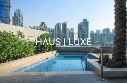 Apartment - 1 Bedroom - 2 Bathrooms for rent in Damac Heights - Dubai Marina - Dubai