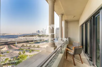 Balcony image for: Apartment - 3 Bedrooms - 3 Bathrooms for rent in Palazzo Versace - Culture Village - Dubai, Image 1