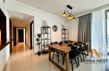 Apartment - 3 Bedrooms - 3 Bathrooms for rent in Boulevard Point - Downtown Dubai - Dubai
