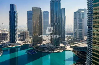 Apartment - 2 Bedrooms - 2 Bathrooms for rent in Global Lake View - JLT Cluster E - Jumeirah Lake Towers - Dubai