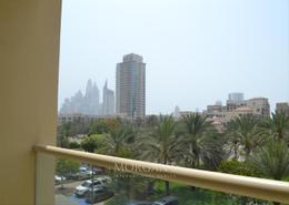 Balcony image for: Apartment - 1 bedroom - 1 bathroom for rent in Al Dhafra 1 - Al Dhafra - Greens - Dubai, Image 1
