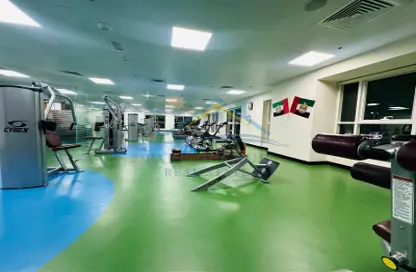 Gym image for: Apartment - 2 Bedrooms - 2 Bathrooms for rent in Zayed the First Street - Al Khalidiya - Abu Dhabi, Image 1