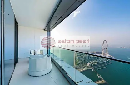 Balcony image for: Apartment - 2 Bedrooms - 2 Bathrooms for rent in Jumeirah Gate Tower 1 - The Address Jumeirah Resort and Spa - Jumeirah Beach Residence - Dubai, Image 1