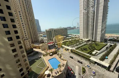 Apartment - 3 Bedrooms - 5 Bathrooms for sale in Al Fattan Marine Towers - Jumeirah Beach Residence - Dubai