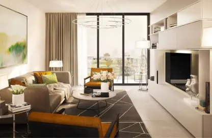 Living Room image for: Apartment - 2 Bedrooms - 3 Bathrooms for sale in Golf Gate - DAMAC Hills - Dubai, Image 1