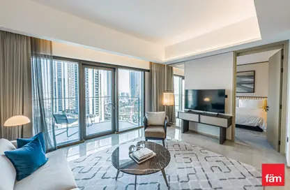 النزل و الشقق الفندقية - غرفة نوم - 2 حمامات للايجار في أدريس برج هاربور بوينت 2 - أدريس هاربور بوينت - ميناء خور دبي (ذا لاجونز) - دبي