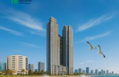 Apartment - 1 Bedroom - 2 Bathrooms for sale in Ajman Corniche Residences - Ajman Corniche Road - Ajman Apartment - 1 Bedroom - 2 Bathrooms for sale in Ajman Corniche Residences - Ajman Corniche Road - Ajman