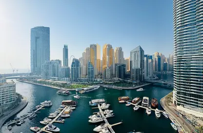 شقة - غرفة نوم - 1 حمام للايجار في نجمة المارينا - دبي مارينا - دبي