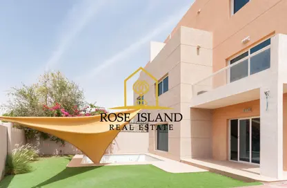 Outdoor House image for: Villa - 5 Bedrooms - 6 Bathrooms for sale in Contemporary Style - Al Reef Villas - Al Reef - Abu Dhabi, Image 1